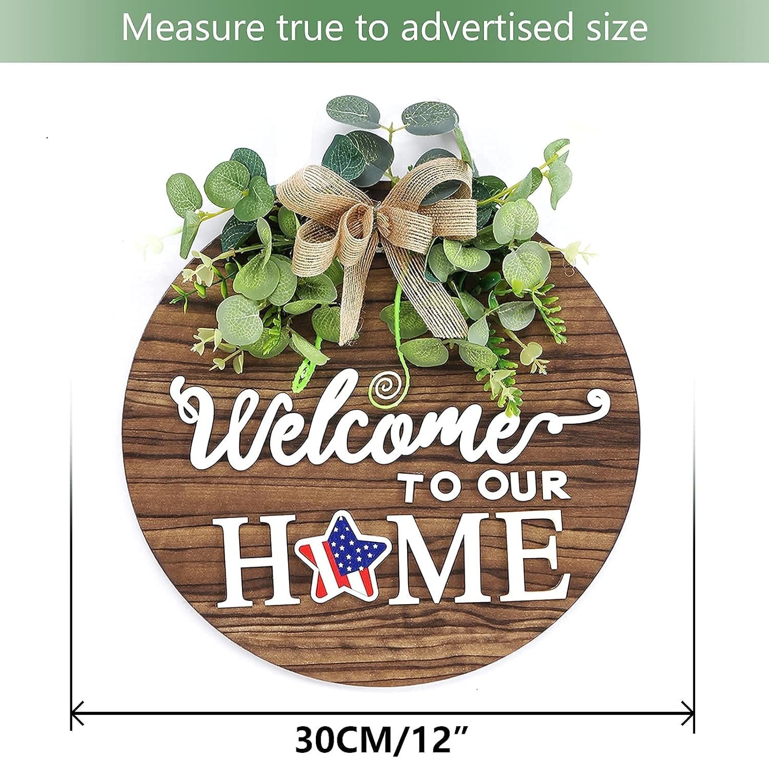 Welcome Sign Front Door Decoration - Image 4